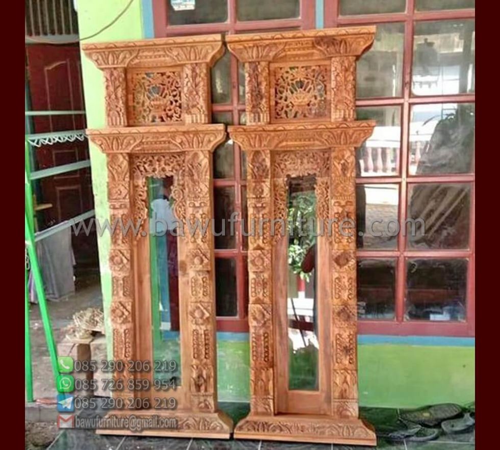 Jendela Gebyok Minimalis Dari Kayu Jati Karya Jepara Podium Mimbar