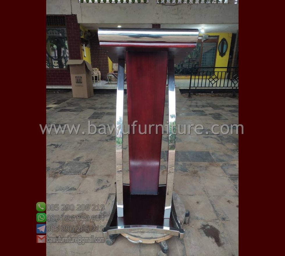 Jual Podium Minimalis Stainless Steel Terbaru Podium Mimbar Pidato