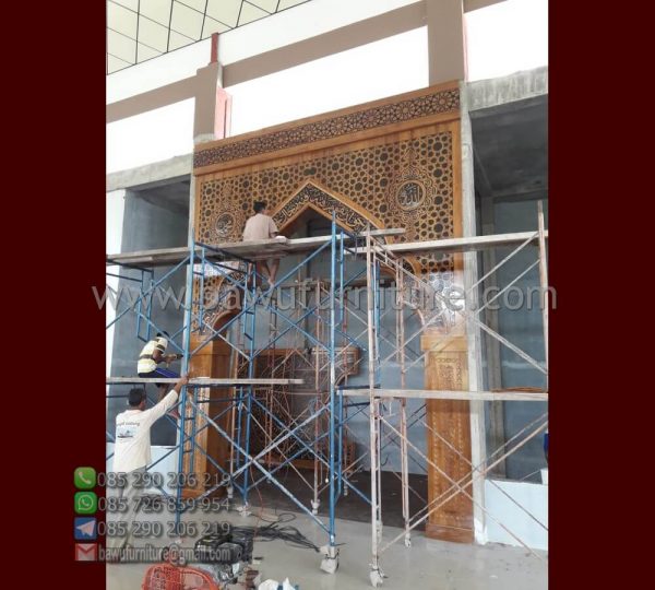 Mihrab Masjid Ukiran Jepara