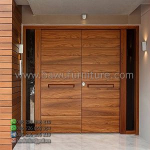 Pintu Rumah Jati Modern