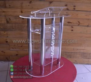 Mimbar Gereja Akrilik Stainless Model Minimalis Terbaru | Podium Mimbar ...