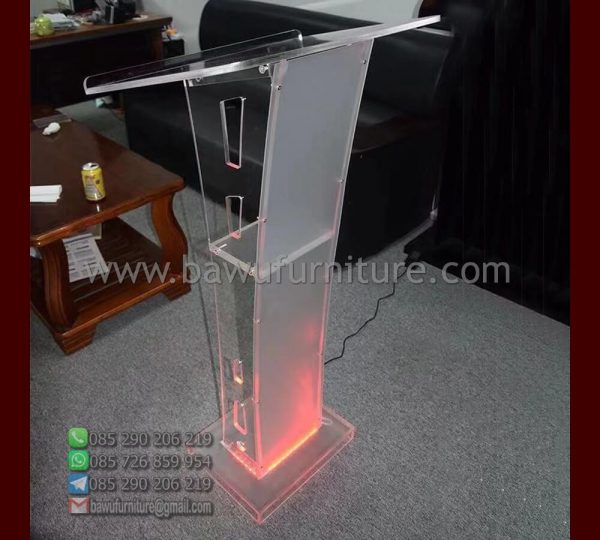 Harga Podium Akrilik Minimalis Modern