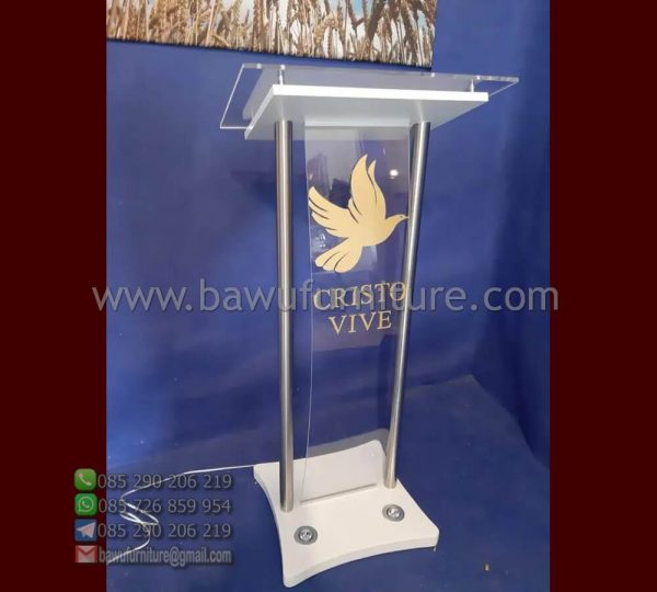 Podium Stainless Akrilik