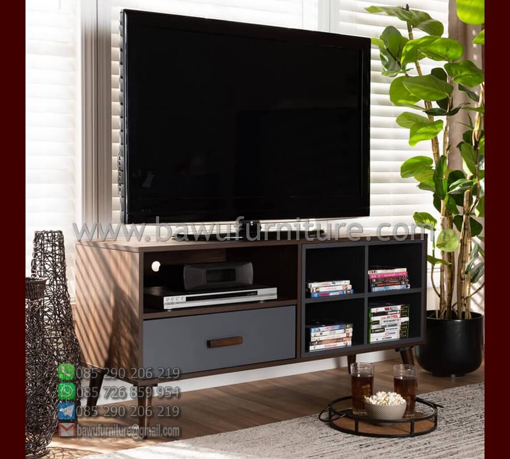 Jual Meja Tv Jati Minimalis Model Modern Terbaru Jepara Bawu Furniture