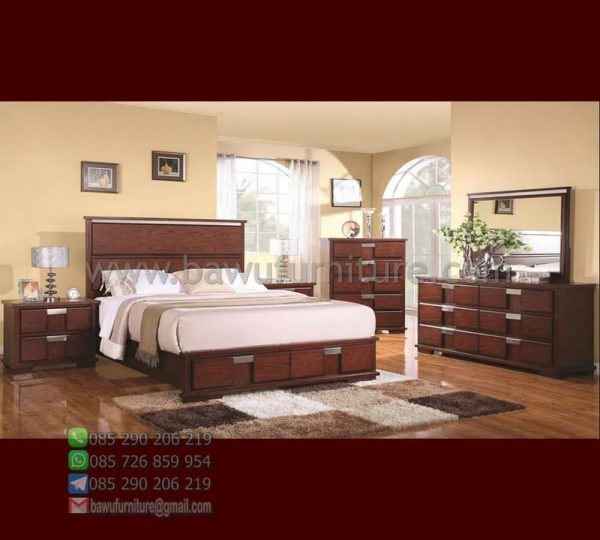 Kamar Set Minimalis Jati