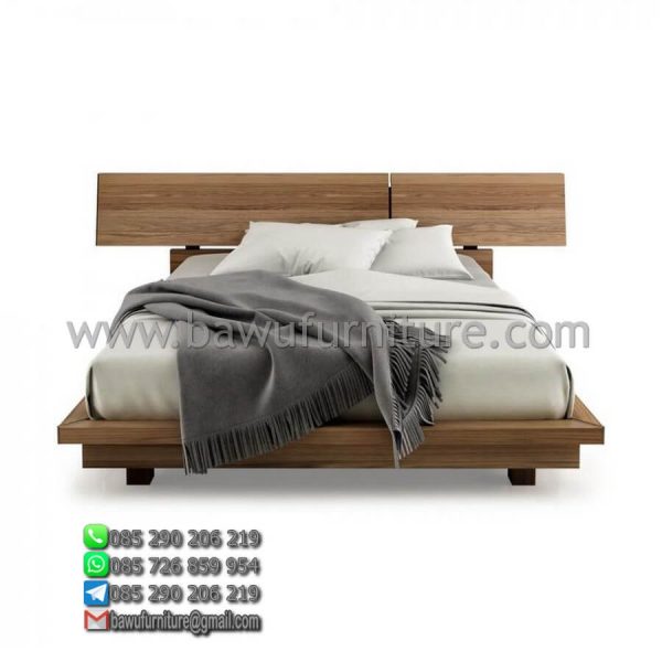 Tempat Tidur Kayu Minimalis