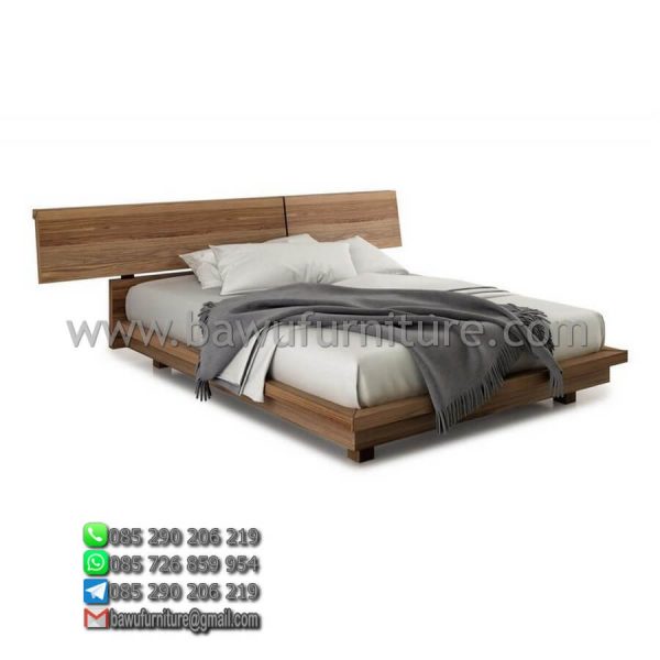 Tempat Tidur Kayu Minimalis