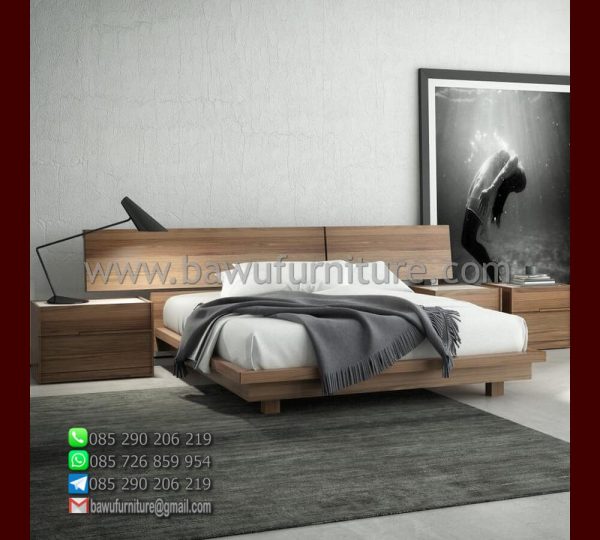 Tempat Tidur Kayu Minimalis