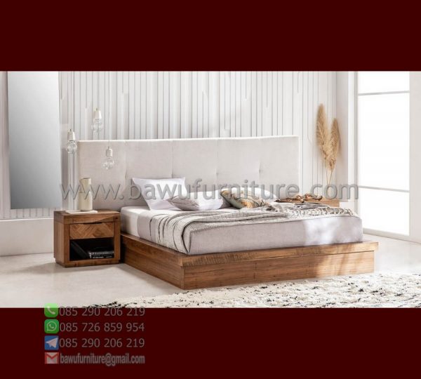 Tempat Tidur Kayu Modern