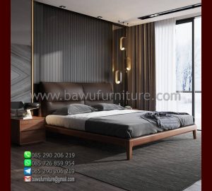 Tempat Tidur Minimalis Modern Terbaru Dari Kayu Jati | Bawu Furniture