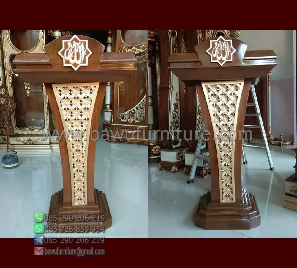 Harga Podium Minimalis Jepara Terbaru Dari Kayu Jati | Bawu Furniture