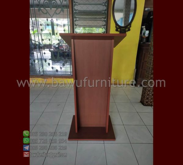 Podium HPL Minimalis Sederhana