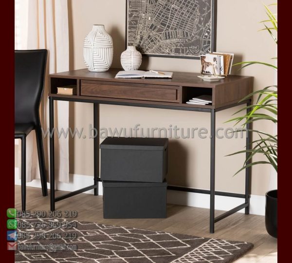 Jual Meja Kerja Rangka Besi Model Minimalis Terbaru | Bawu Furniture