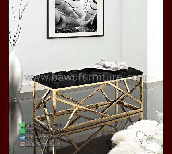 Bangku Kamar Rangka Stainless