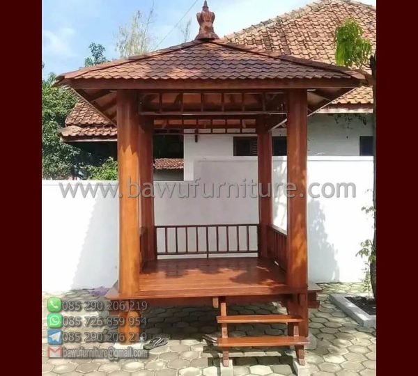 Gazebo Minimallis Jati Jepara