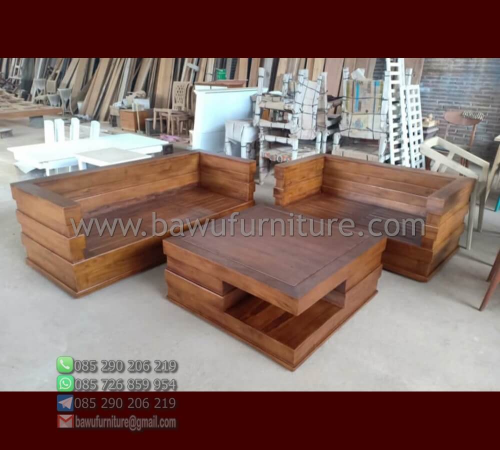 Set Kursi Tamu Kartini Dari Kayu Jati Jepara | Bawu Furniture