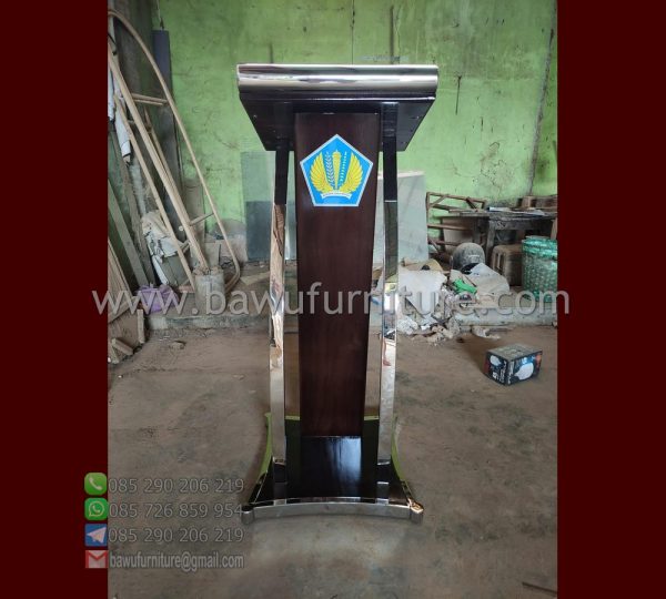 Diskon Podium Jati Stainless