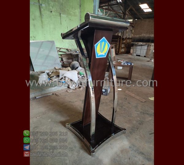 Diskon Podium Jati Stainless