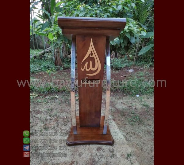 Harga Podium Jati Stainless