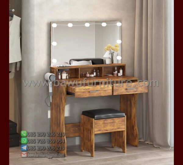 Meja Rias Minimalis Rustic