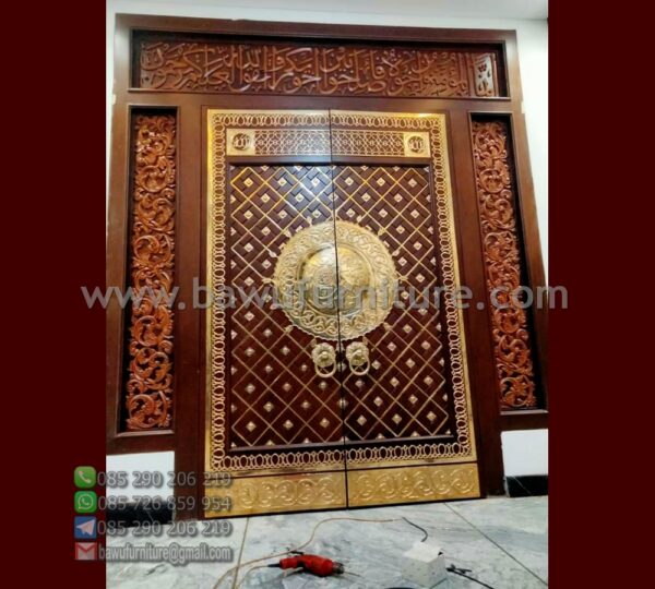 Pintu Masjid Ukiran Nabawi