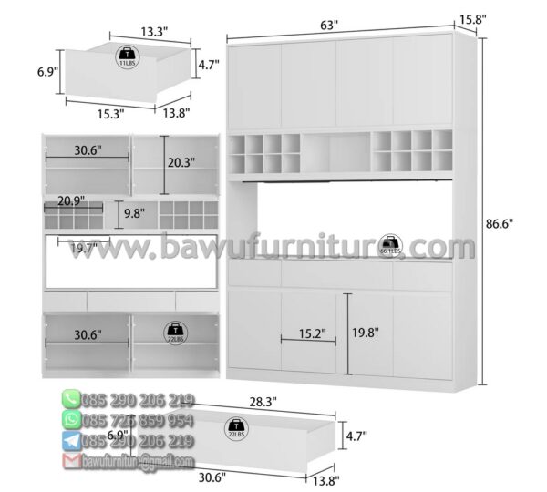 Lemari Dapur Minimalis Modern