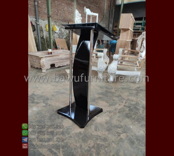 Podium Minimalis Warna Hitam