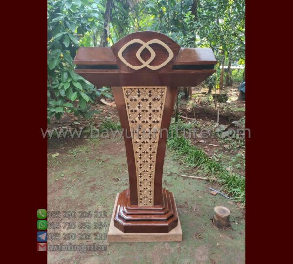 Jual Podium Pidato Kayu Jati