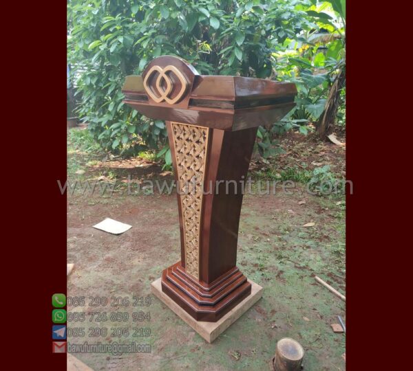 Jual Podium Pidato Kayu Jati